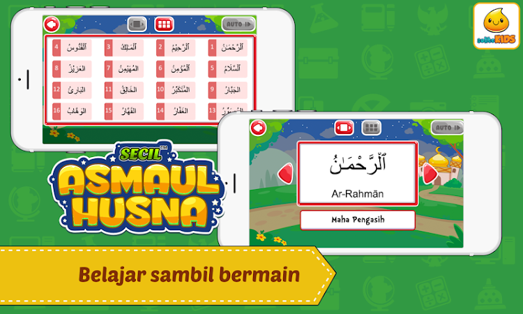 #7. Belajar Asmaul Husna + Suara (Android) By: Solite Kids