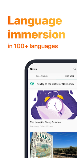 Android application Idiom : Learn Languages screenshort