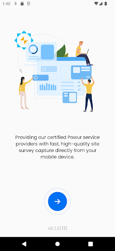 Android application PowurSite screenshort