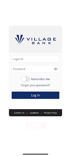 Android application Village Bank Mobile screenshort