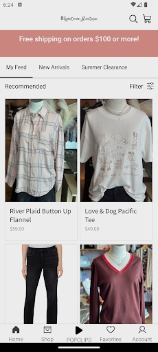 Android application Mainstream Boutique The Woodla screenshort