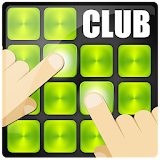 Dj electro club sound pad icon