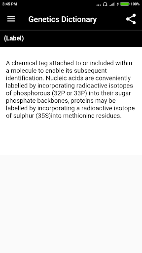 Genetics Dictionary