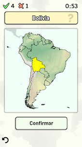 Países de América del Sur Quiz