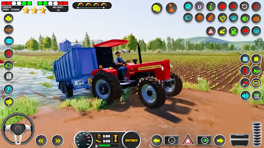 водить груз трактор земледелие