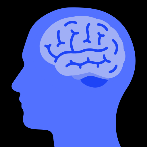 Blue : Think differently logo