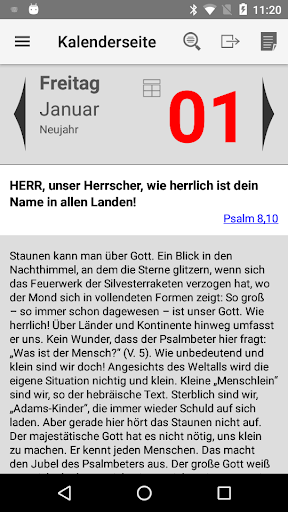 Neukirchener Kalender 2021 Screen 2