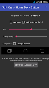 Soft Keys - Home Back Button  Screenshots 1
