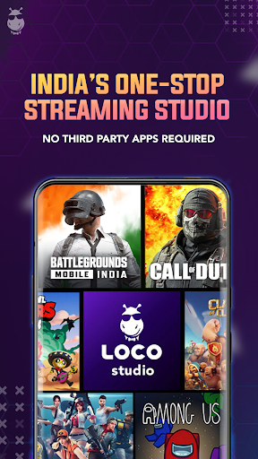 Android application Loco Studio: Start Live Stream screenshort