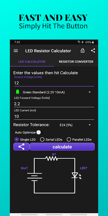 LED Resistor Calculator & SMD - 2.64 - (Android)