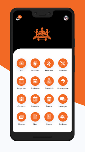 Android application tsfitness screenshort