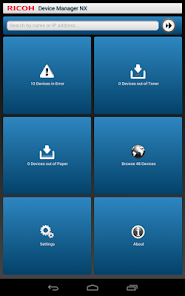 Captura 1 RICOH Device Manager NX android