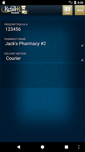 Android application RefillRx Mobile screenshort