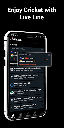 Live Line : Live Cricket Score Screenshot 1 - AppWisp.com