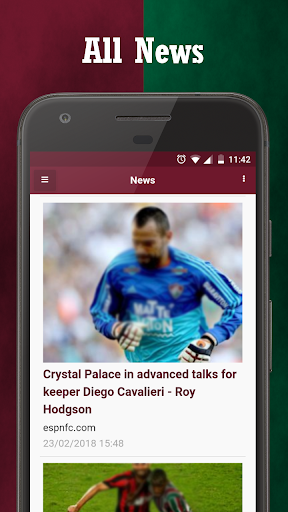 Android application Fluminense News screenshort
