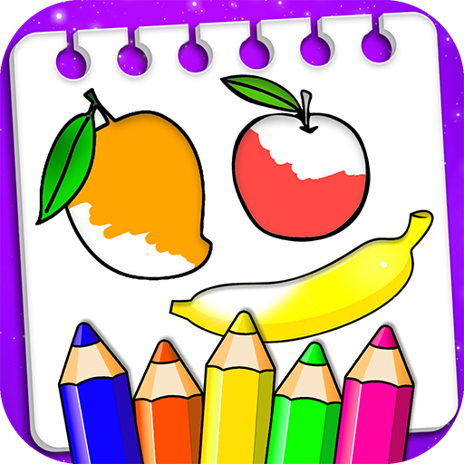 Fruits Coloring Book & Drawing logo