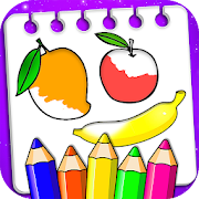 Fruits Coloring Book & Drawing Book