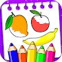 Fruits Coloring Book & Drawing