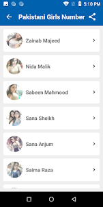 Girls Mobile Number for Call
