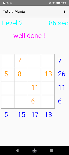 Totals Mania Screen 2