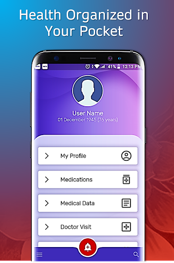 Android application POCKMED - Personal Medical App screenshort