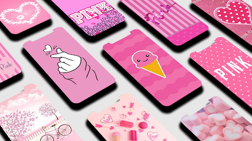 Android application Pink Wallpaper screenshort