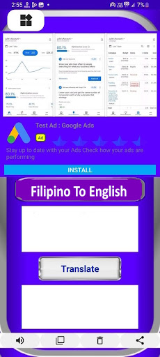 Filipino To English Translator Screen 2