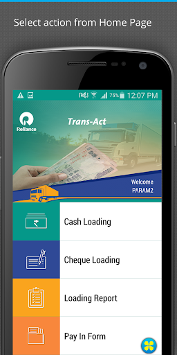 Trans-Act Fleet Cash Loading