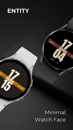Android application Entity: Minimal Watch Face screenshort