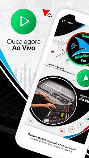 Android application Rádio Sindical FM screenshort