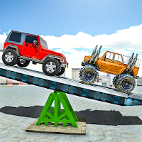 SeeSaw Ramp Car Balance Вождение Challenge