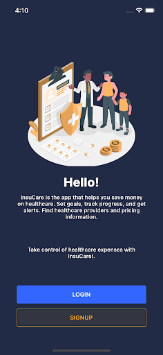 Android application Insucare screenshort
