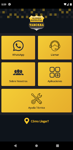 Android application Taborra Alarmas screenshort