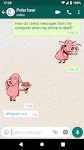 screenshot of Pigs Stickers Packs WASticker