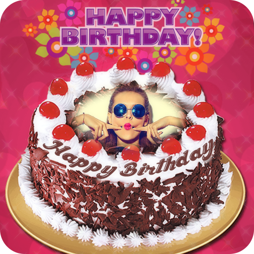 Photo On Birthday Cake  Icon