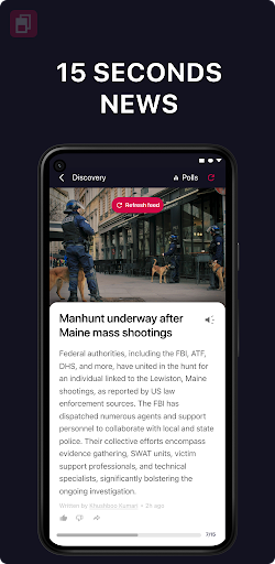 NewsShorts: 15-Seconds News Screen 2