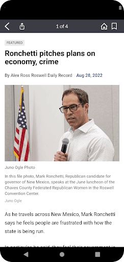 Roswell Daily Record Screen 2