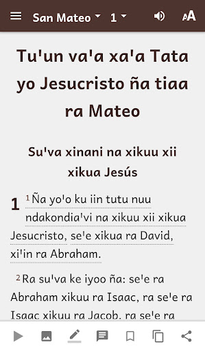 Mixteco Metlatónoc Bible Screen 2