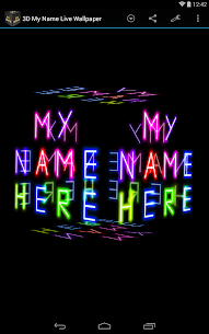 3D My Name Live Wallpaper 15