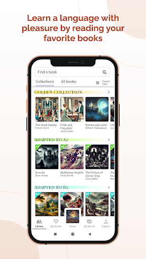 Android application DoubleReading: Parallels Books screenshort
