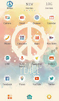 screenshot of Peace Sign Theme +HOME