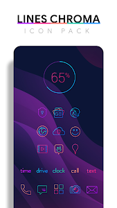 Lines Chroma - Icon Pack 3.4.0 (Patched)