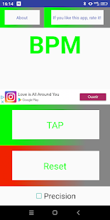 Tap Tempo - BPM Counter Capture d'écran