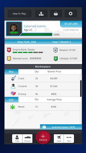 Urban Drug Empire: Life Tycoon Screen 3