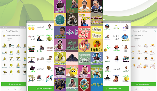 Android application Urdu Stickers for WhatsApp screenshort