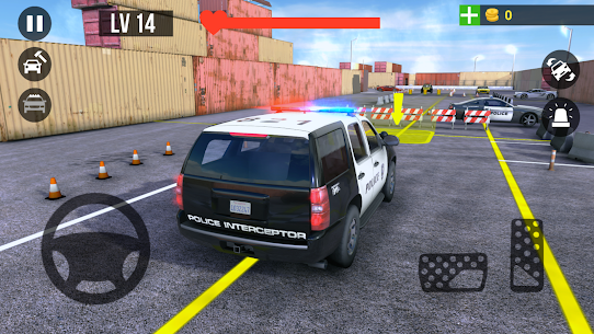 Police Car Parking Real Car v1.0 (Unlimited Money/Free Purchase) Free For Android 4