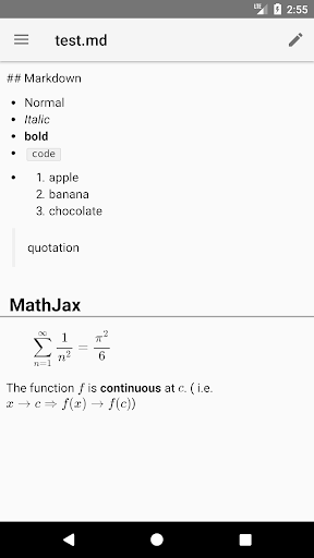 Markdown  MathJax Note