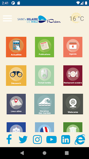 Android application Saint-Hilaire-de-Riez screenshort