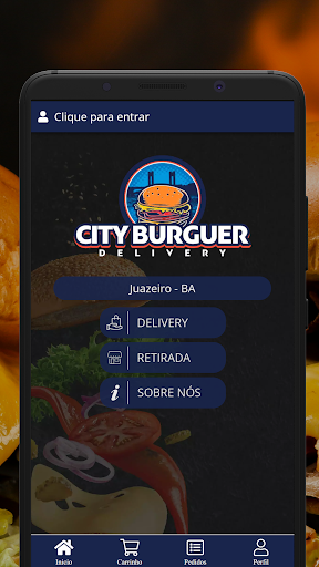 Android application City Burguer screenshort