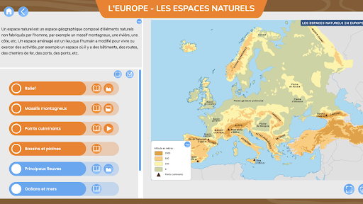 Les cartes interactives de géo